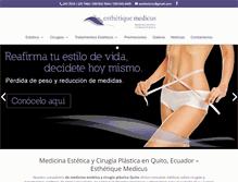Tablet Screenshot of esthetiquemedicalcenter.com
